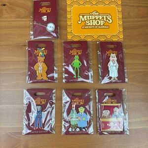 Mickeys of Glendale The Muppet Show Studio Exclusive Collectible Pin Full Set